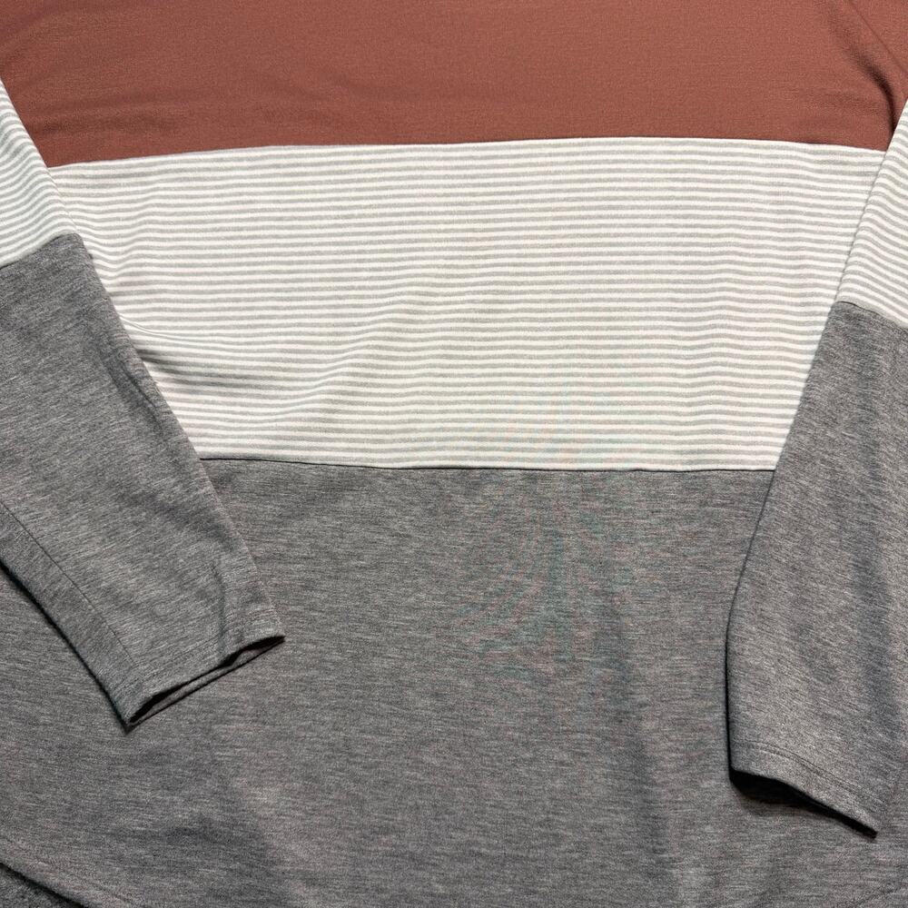24/7 by Maurices XXL Colorblock Striped Long Sleeve Top - Picture 7 of 7